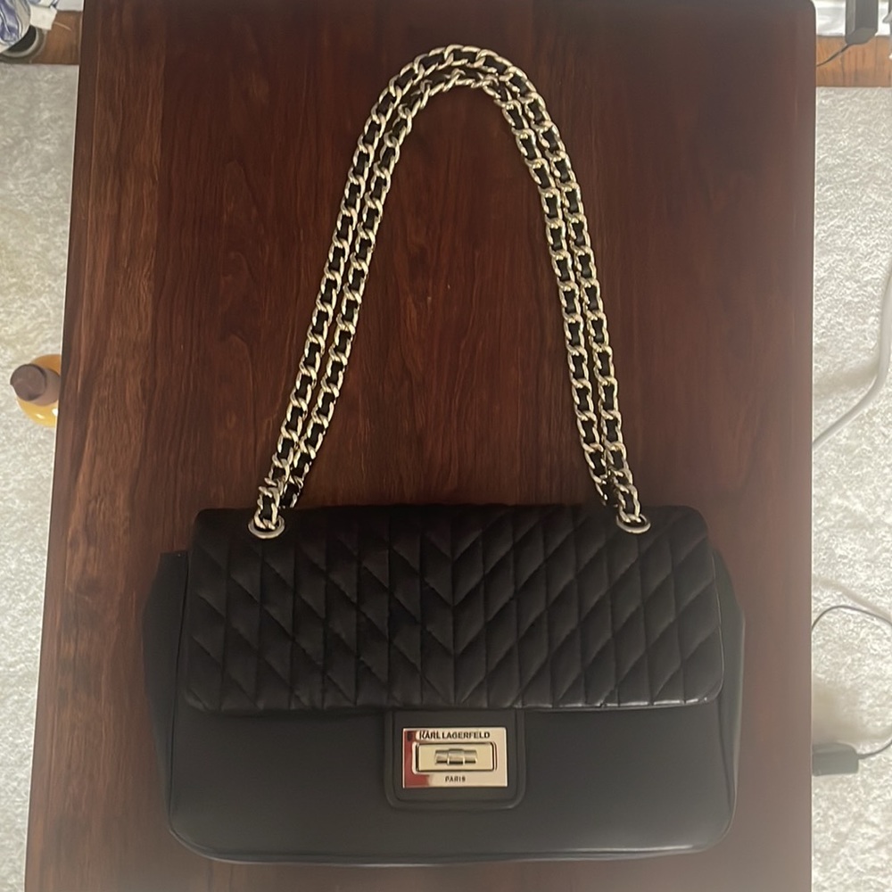 Karl Largerfeld black purse